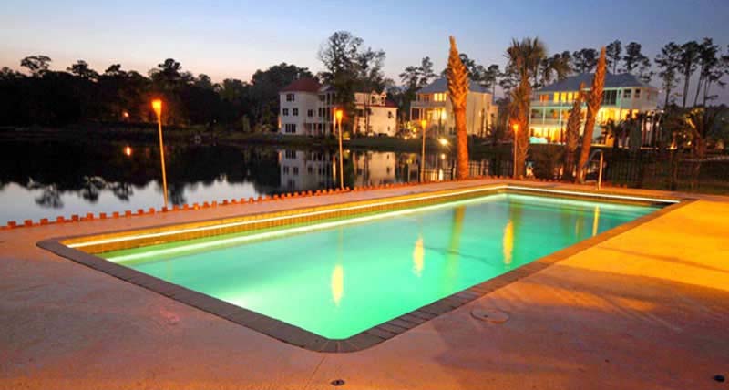 Latham Fiberglass Rectangular Shaped Pools Claremont