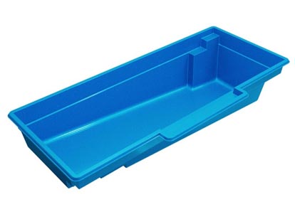 Latham Fiberglass Rectangular Shaped Pools Tuscan 14.30